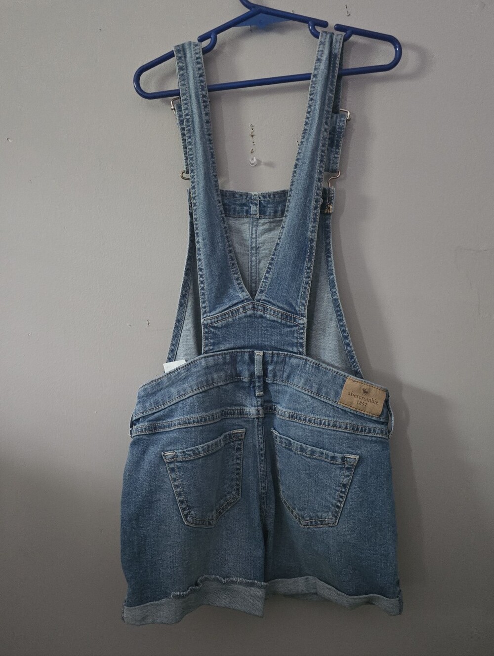 ABERCROMBIE:: Girls Denim Shortalls - Picture 2 of 6